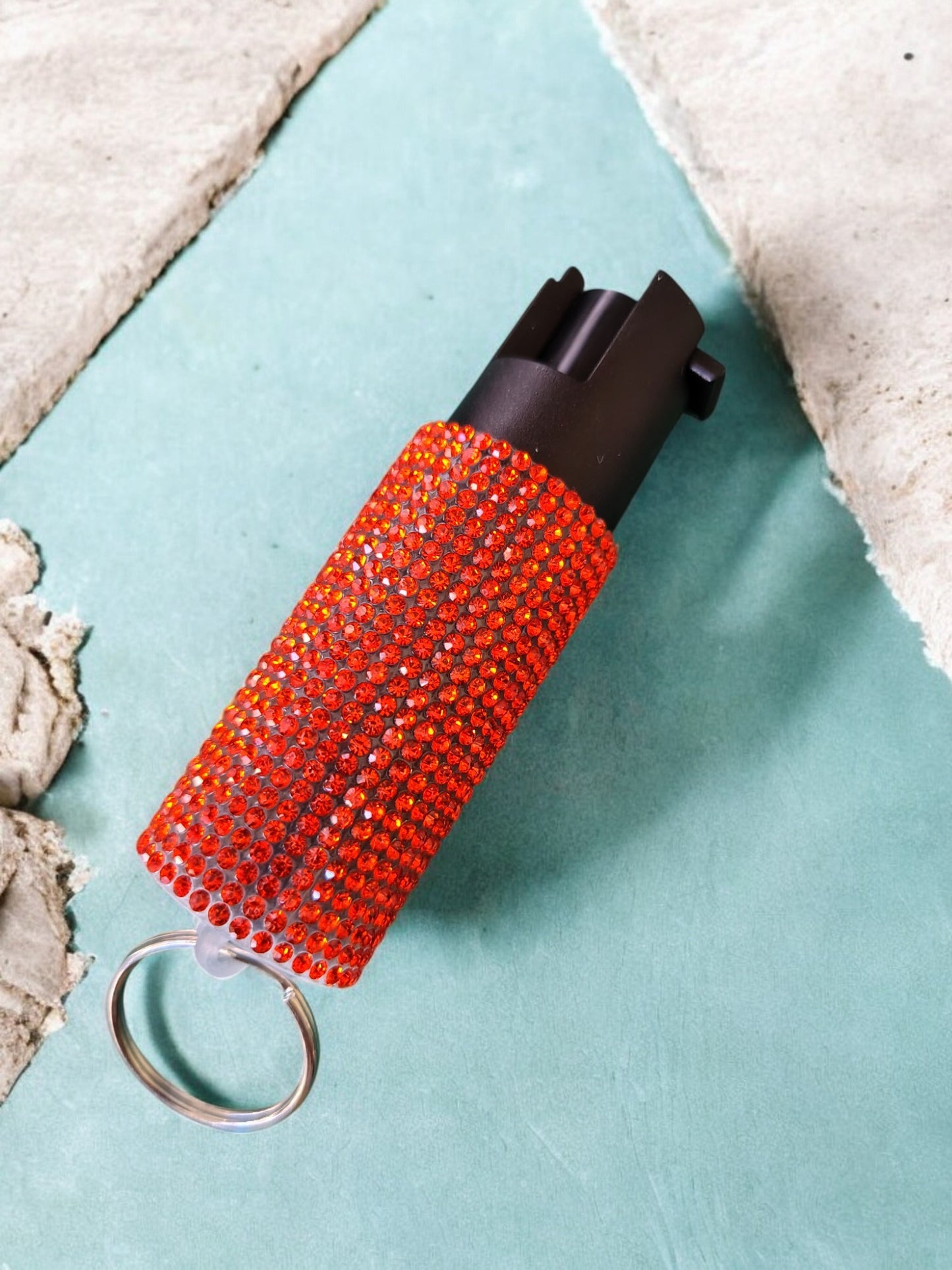 Solid Rhinestone Pepper Spray by Gotham City Safety Wholesale