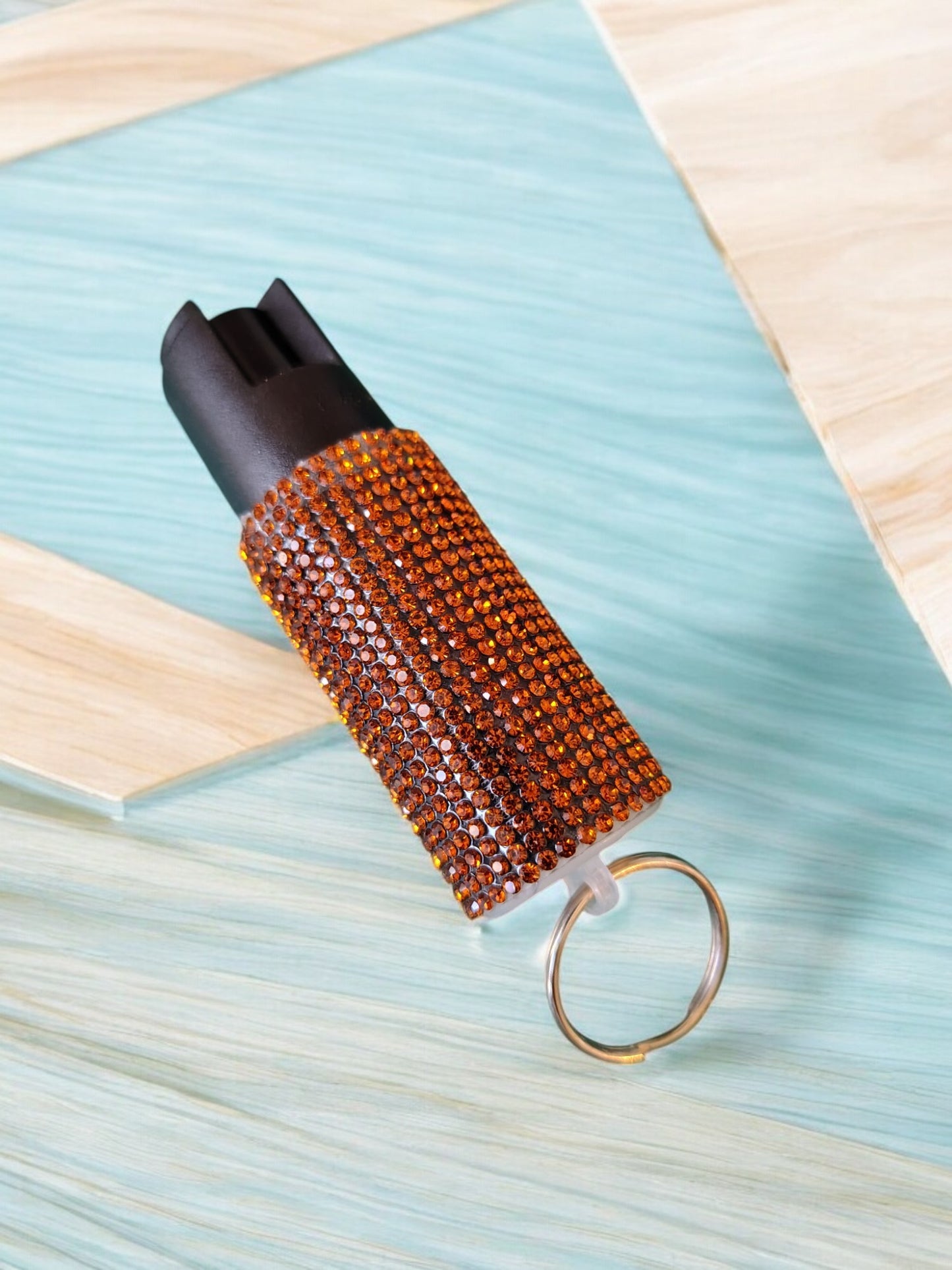 Solid Rhinestone Pepper Spray by Gotham City Safety Wholesale