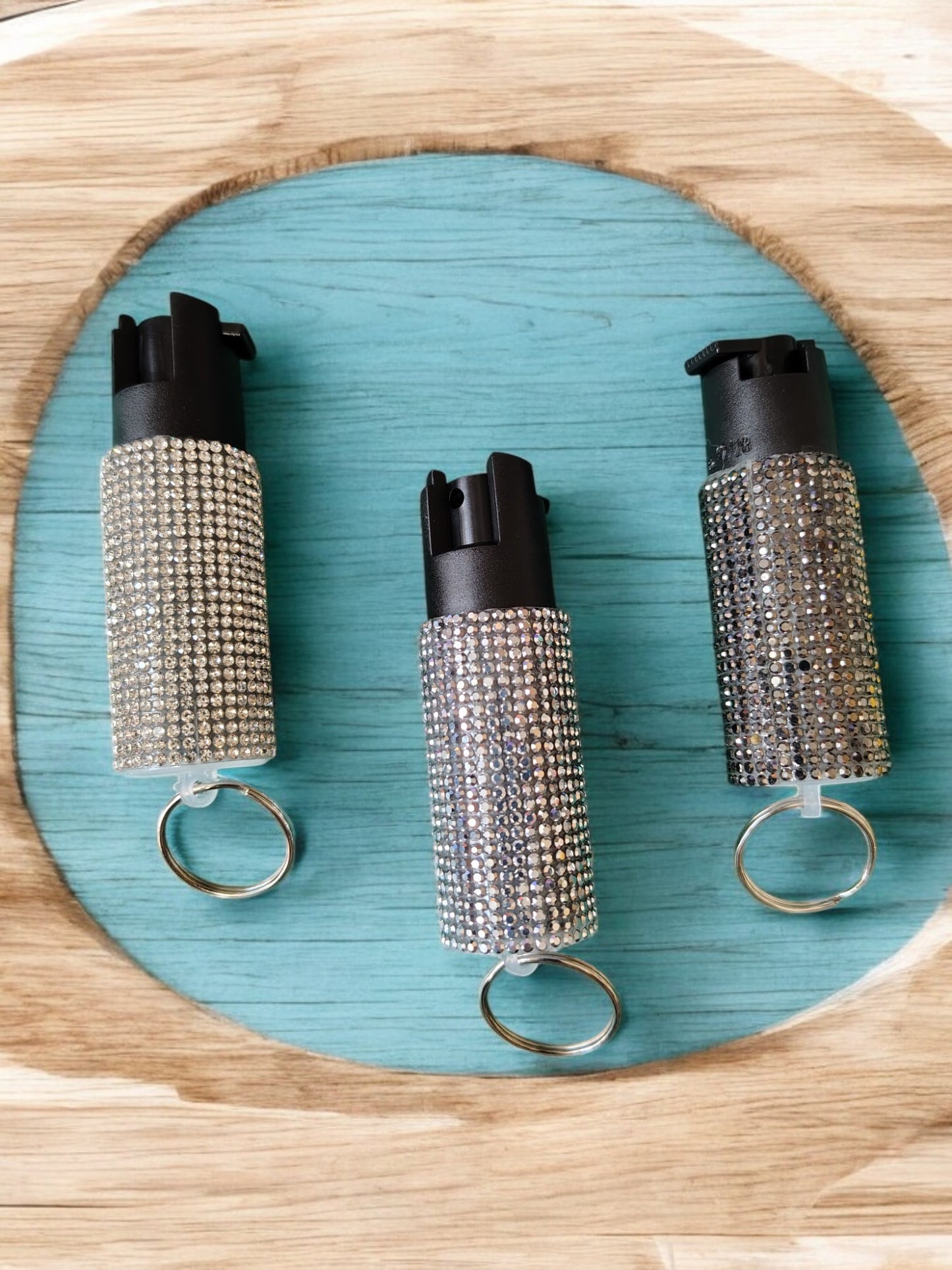 Solid Rhinestone Pepper Spray by Gotham City Safety Wholesale