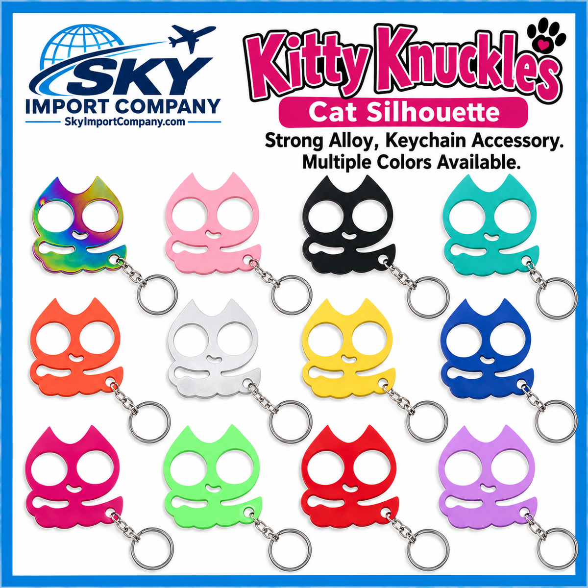 Kitty Knuckles - Cat Silhouette