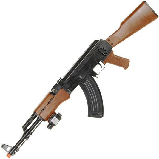 AK47 Spring Action Airsoft Tactical Rifle Gun with Laser Site