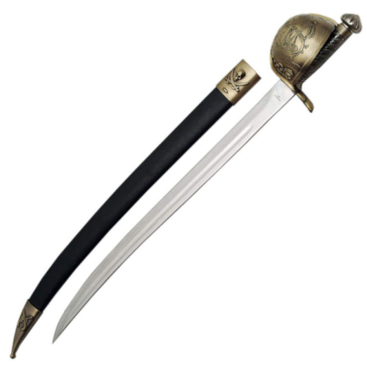 Caribbean Skull Crossbones Pirate Captain Jack Sparrow's Cutlass Sword