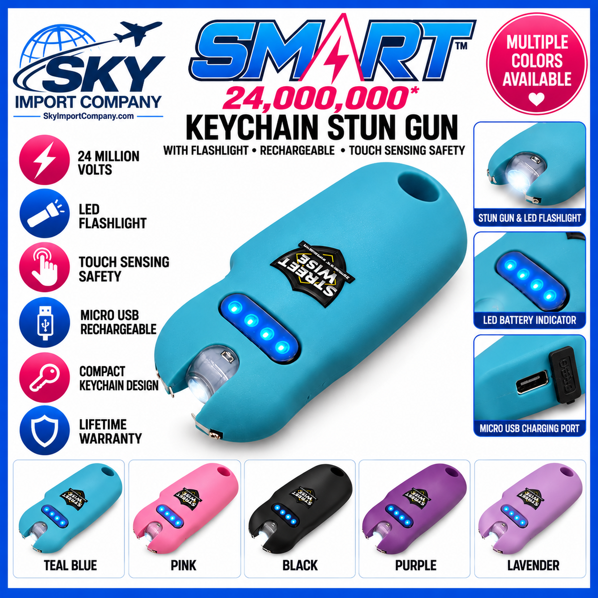 Stun Gun - Smart Keychain Stun Gun