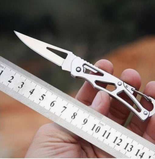 Silver Knife - Keychain Accessory