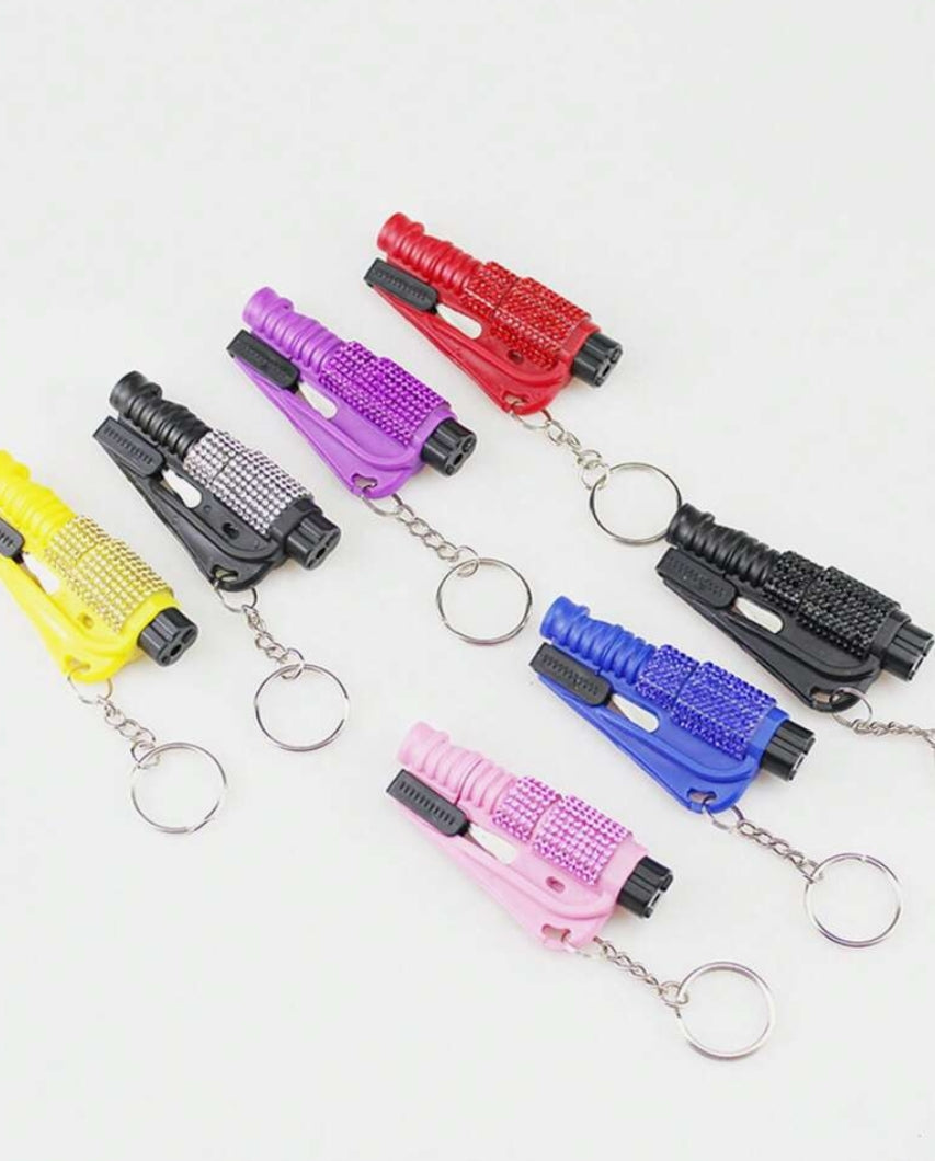 "NEW" Bling-it 3 in 1 Tool includes Glass Breaker, Seatbelt Cutter & Survival Whistle Wholesale