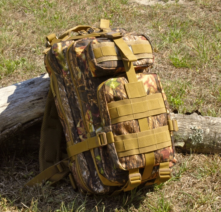 Mack Schmidt Design Tactical Backpack - Woodland Camo