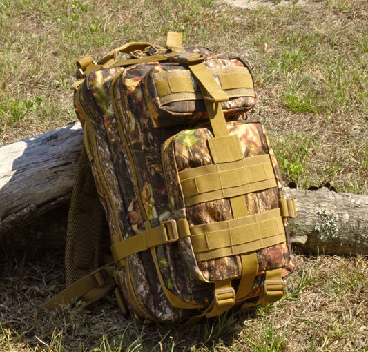 Mack Schmidt Design Tactical Backpack - Woodland Camo