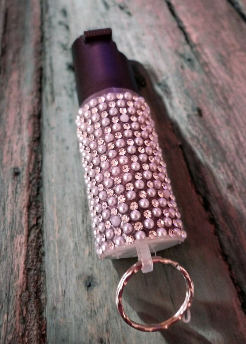 Solid Rhinestone Pepper Spray by Gotham City Safety Wholesale