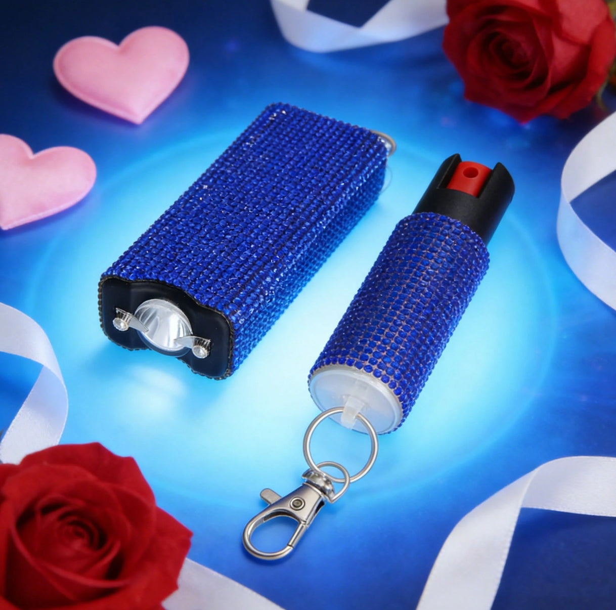 Stun Gun Combo - Bling Mini Stun Gun & Pepper Spray Set