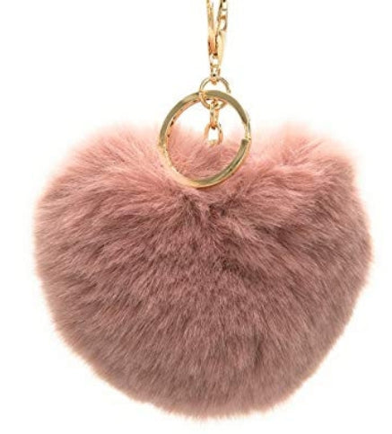 FUR HEART POMPOM Wholesale