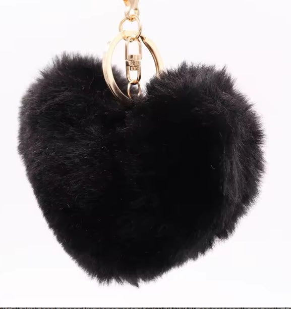 FUR HEART POMPOM Wholesale