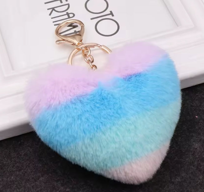 FUR HEART POMPOM Wholesale