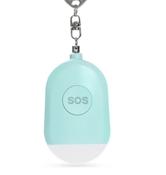 Mini SOS 130-dB Self Defense Keychain Alarm