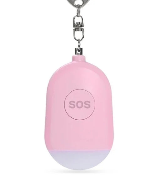 Mini SOS 130-dB Self Defense Keychain Alarm