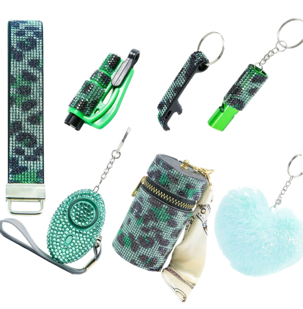Safety Keychain - BLING COLLECTION 7pc