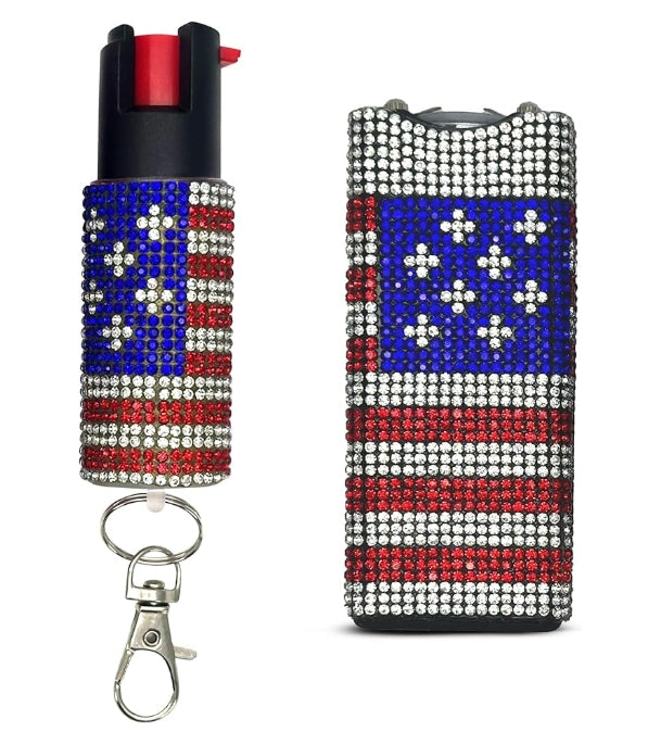 Stun Gun / Pepper Spray Combo Set