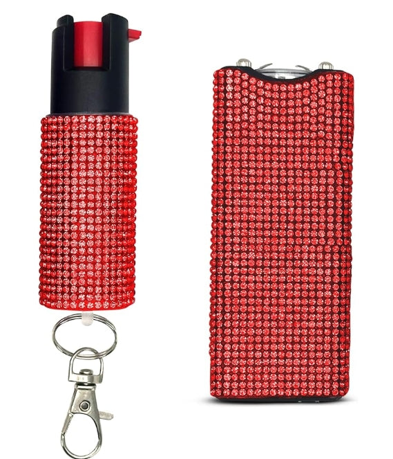Stun Gun / Pepper Spray Combo Set