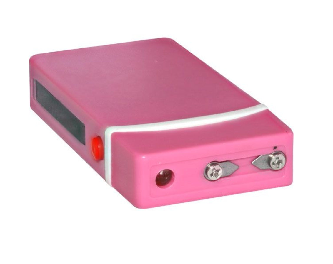 Fang Keychain Stun Gun and Flashlight with Battery Meter