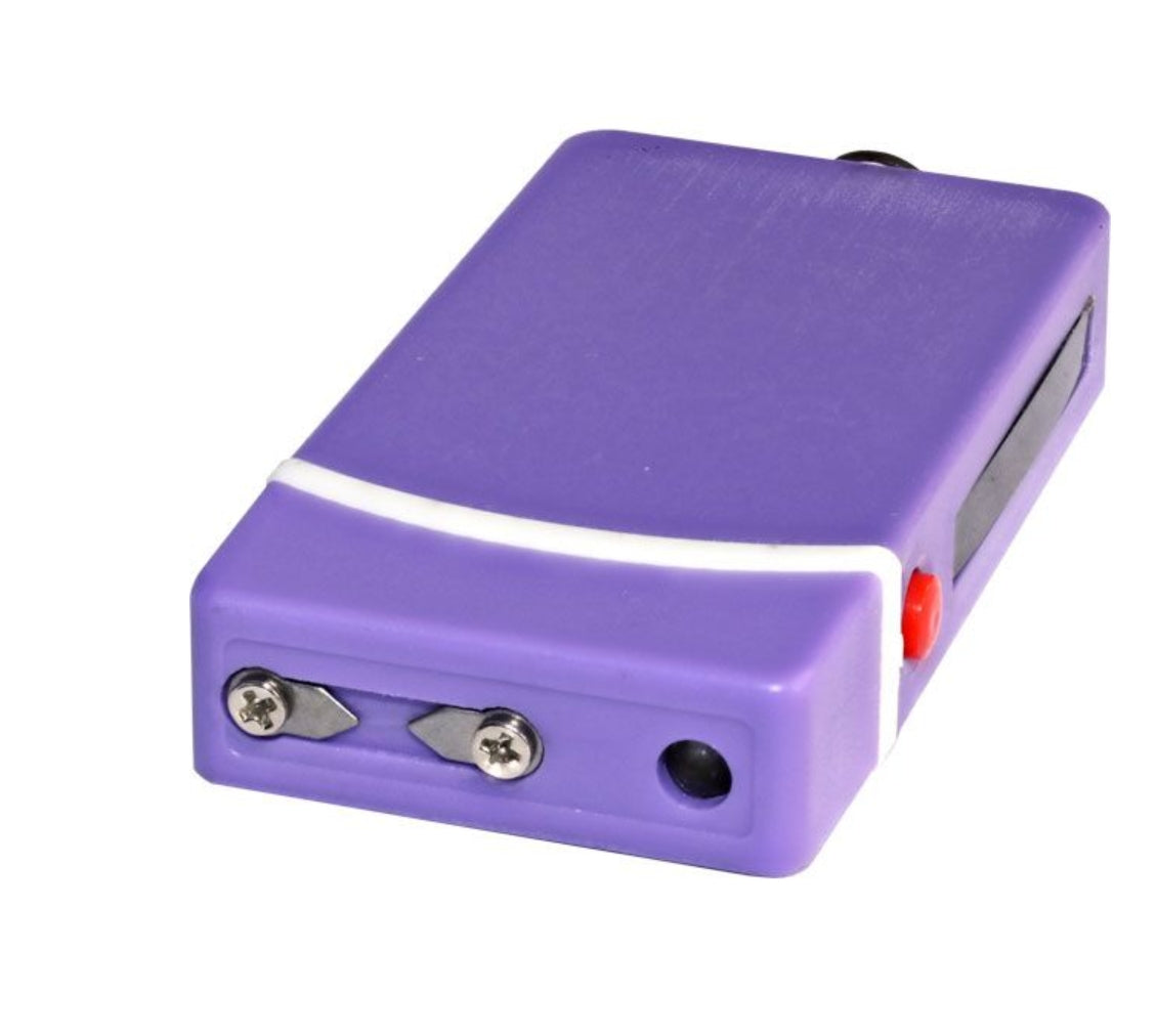 Fang Keychain Stun Gun and Flashlight with Battery Meter