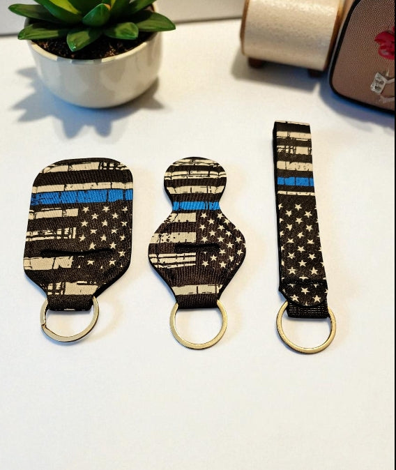 3 Piece Designer Keychain Set