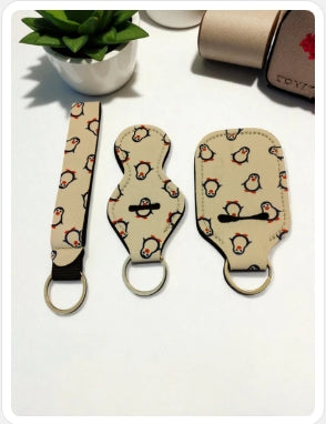3 Piece Designer Keychain Set