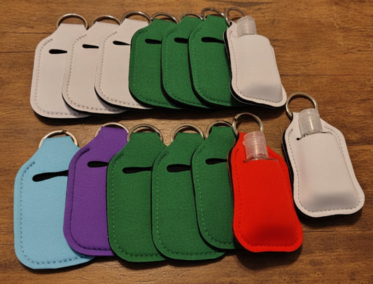 14 Piece Sanitizer Holder with Empty Bottle