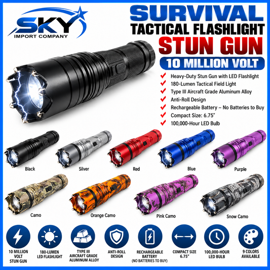 Stun Gun - Survival Flashlight