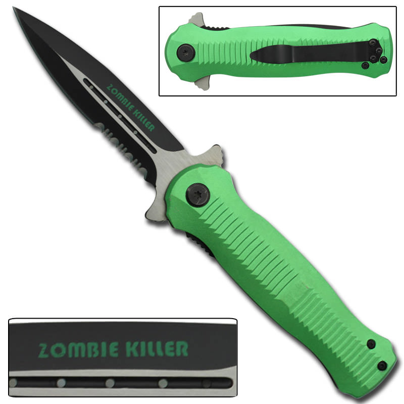 Zombie Killer Embalmer Spring Assisted Opening Knife