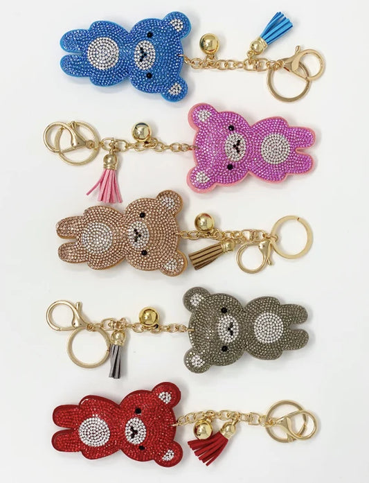 "CLOSE OUT" BLING-it Rhinestone Bear Keychain