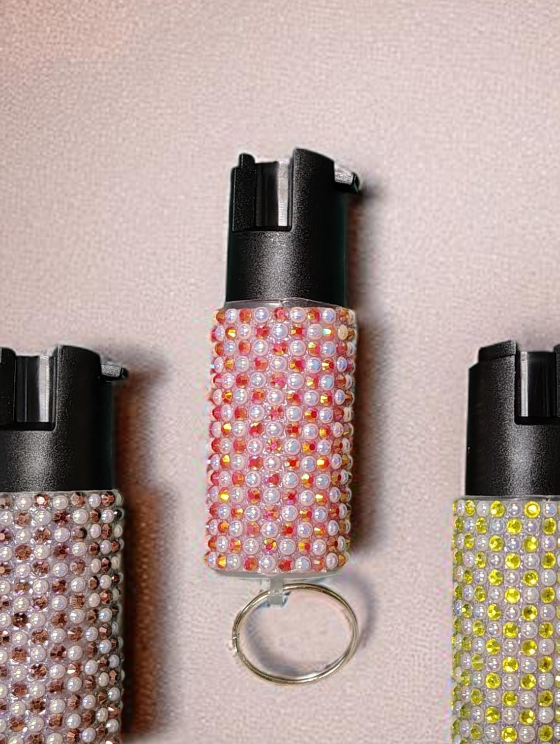 "NEW" PEPPER SPRAY - PEARL RHINESTONE