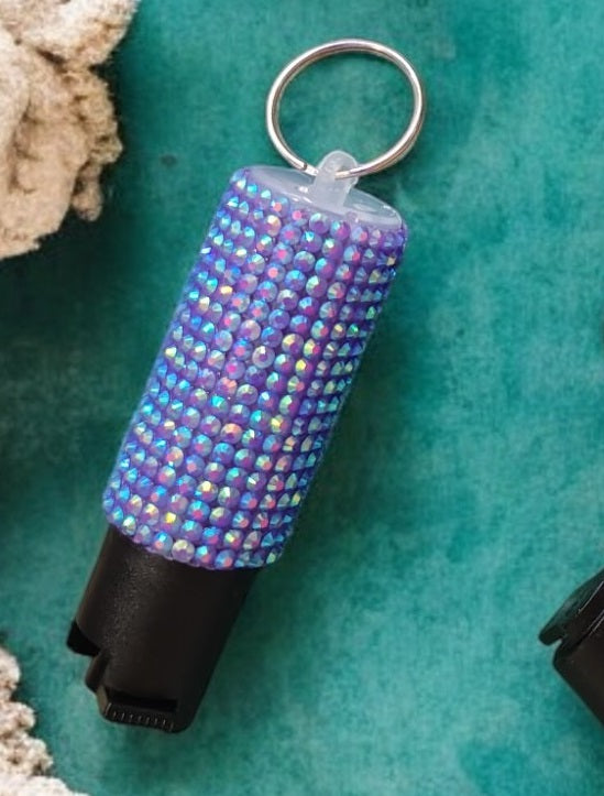 Iridescent Rhinestone Pepper Spray