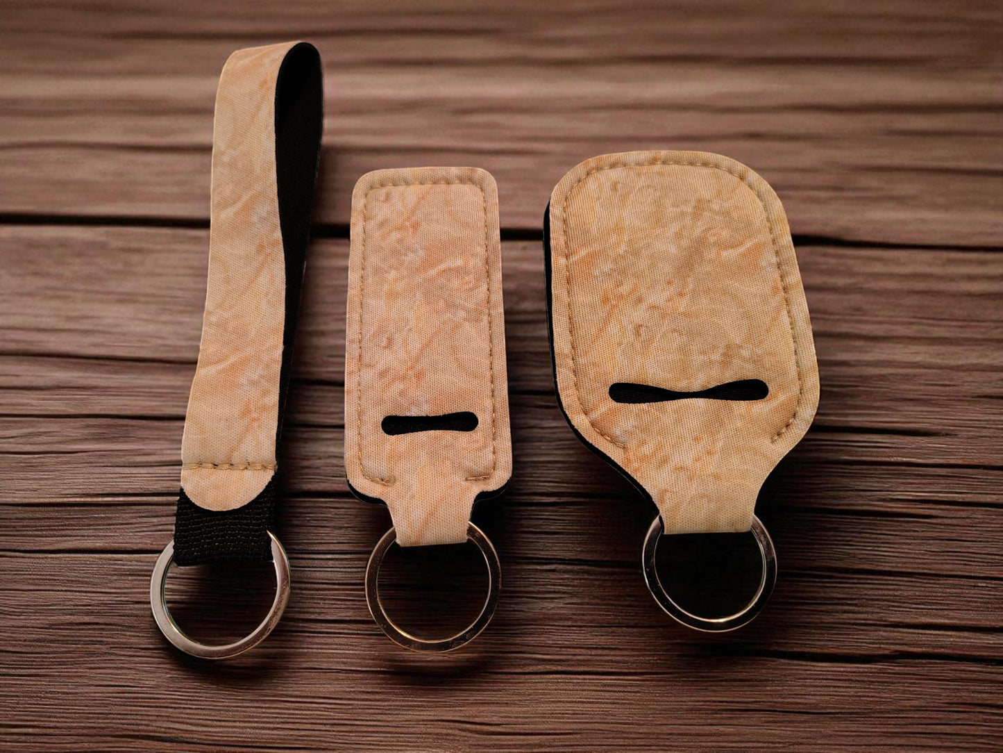 3 Piece Keychain Set - Assorted Designs Wholesale