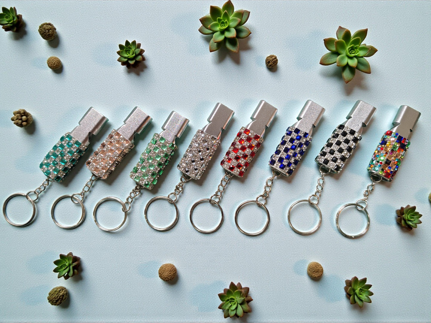 "NEW" SURVIVAL WHISTLE - CRYSTAL COLLECTION