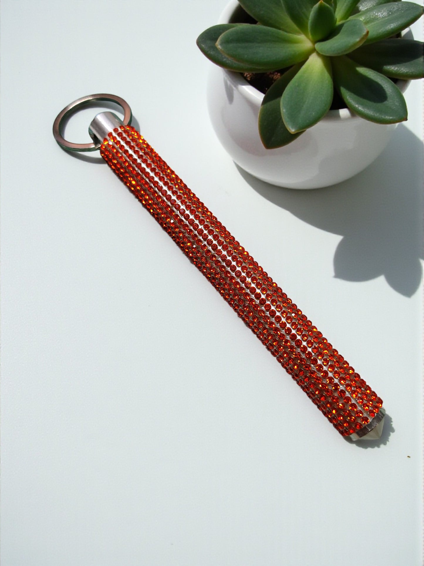 Kubotan - BLING-it Solid Rhinestone Blunt Force Kubotan Self Defense Keychain Wholesale