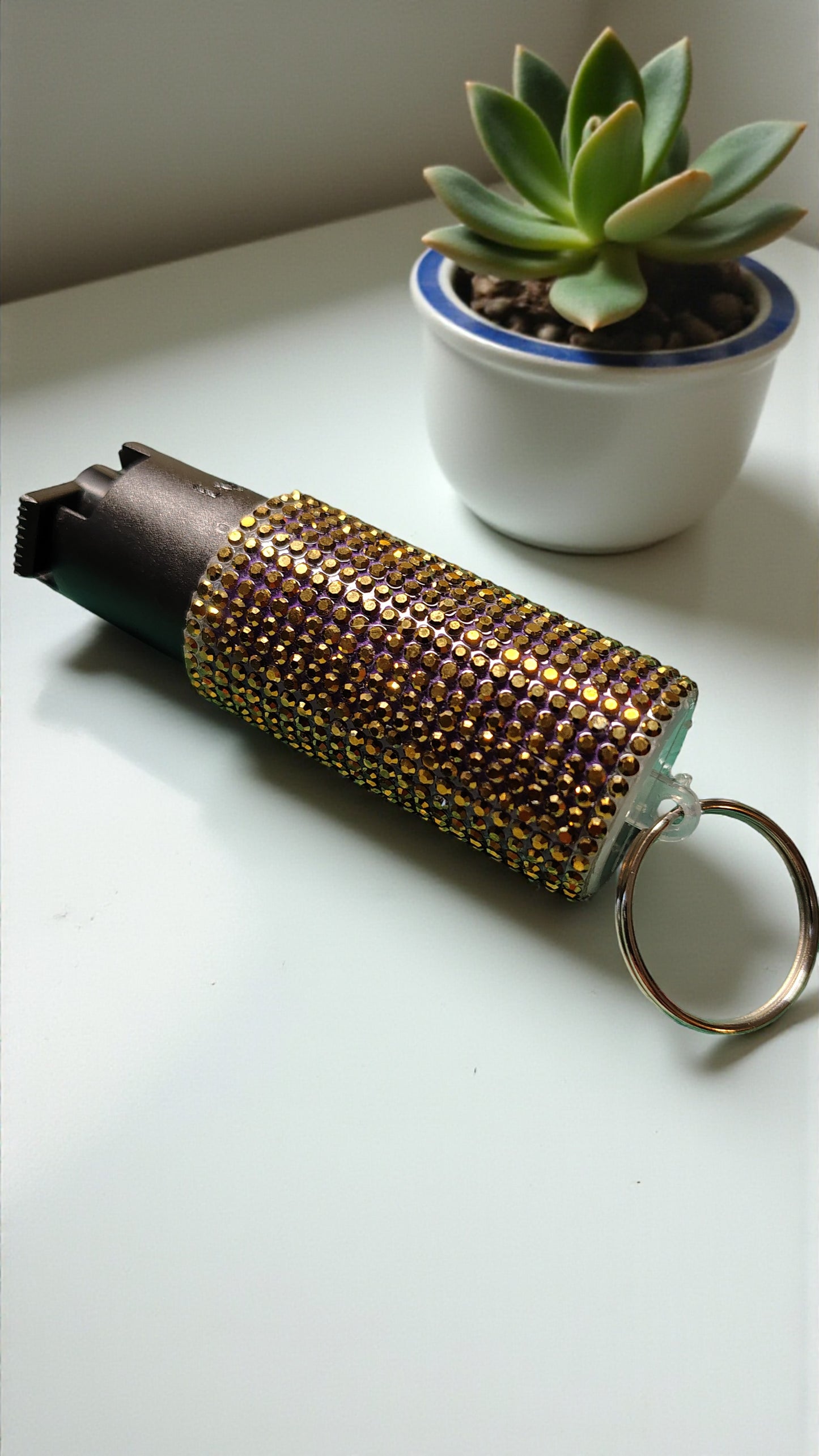 BLING-it Pepper Spray Rhinestone Solid