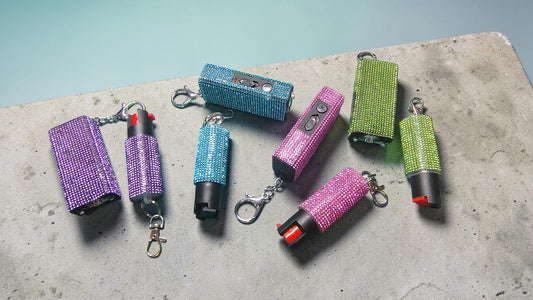 Stun Gun / Pepper Spray Combo Set - Mini Bling