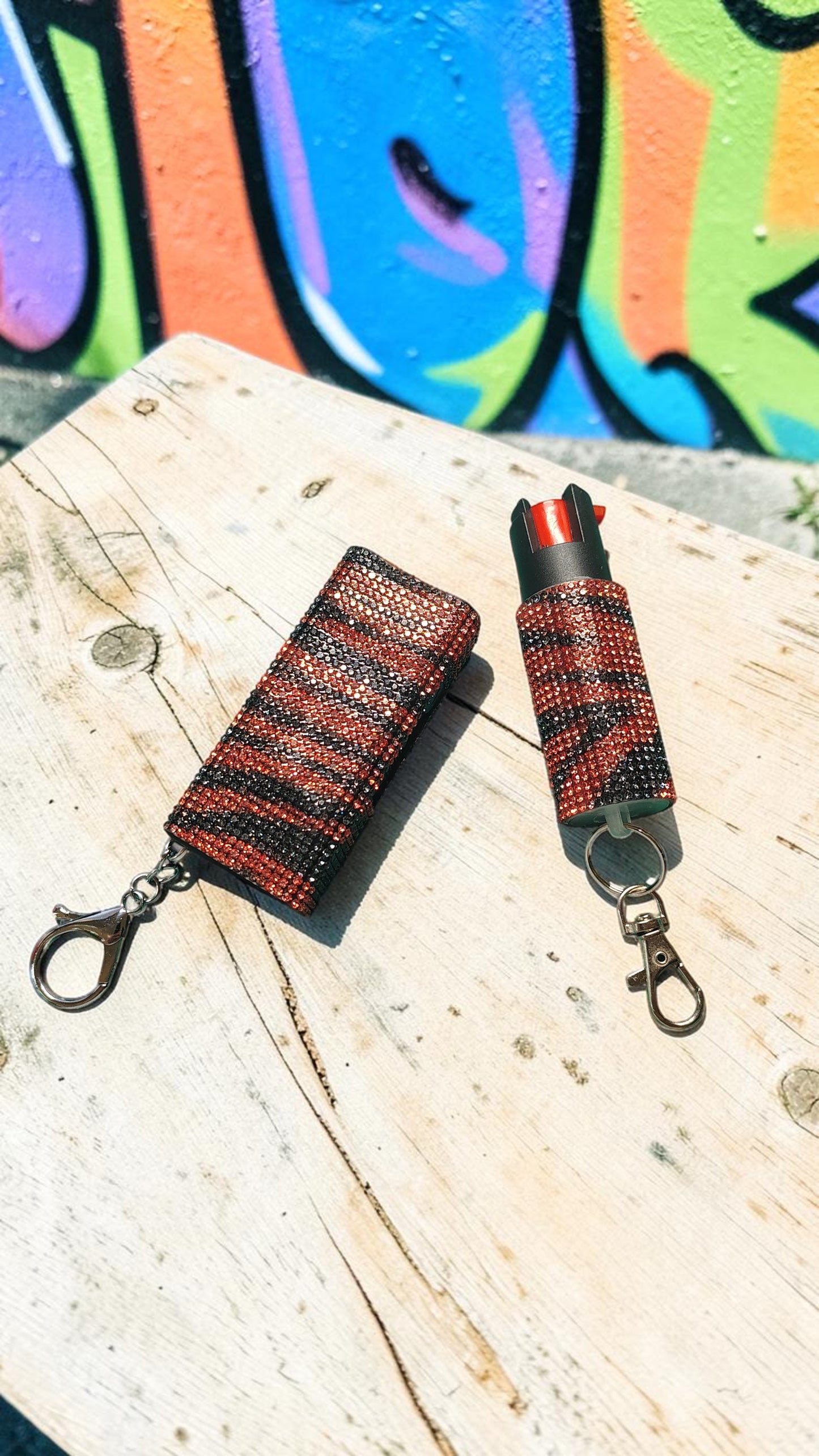 Stun Gun / Pepper Spray Combo Set - Mini Bling