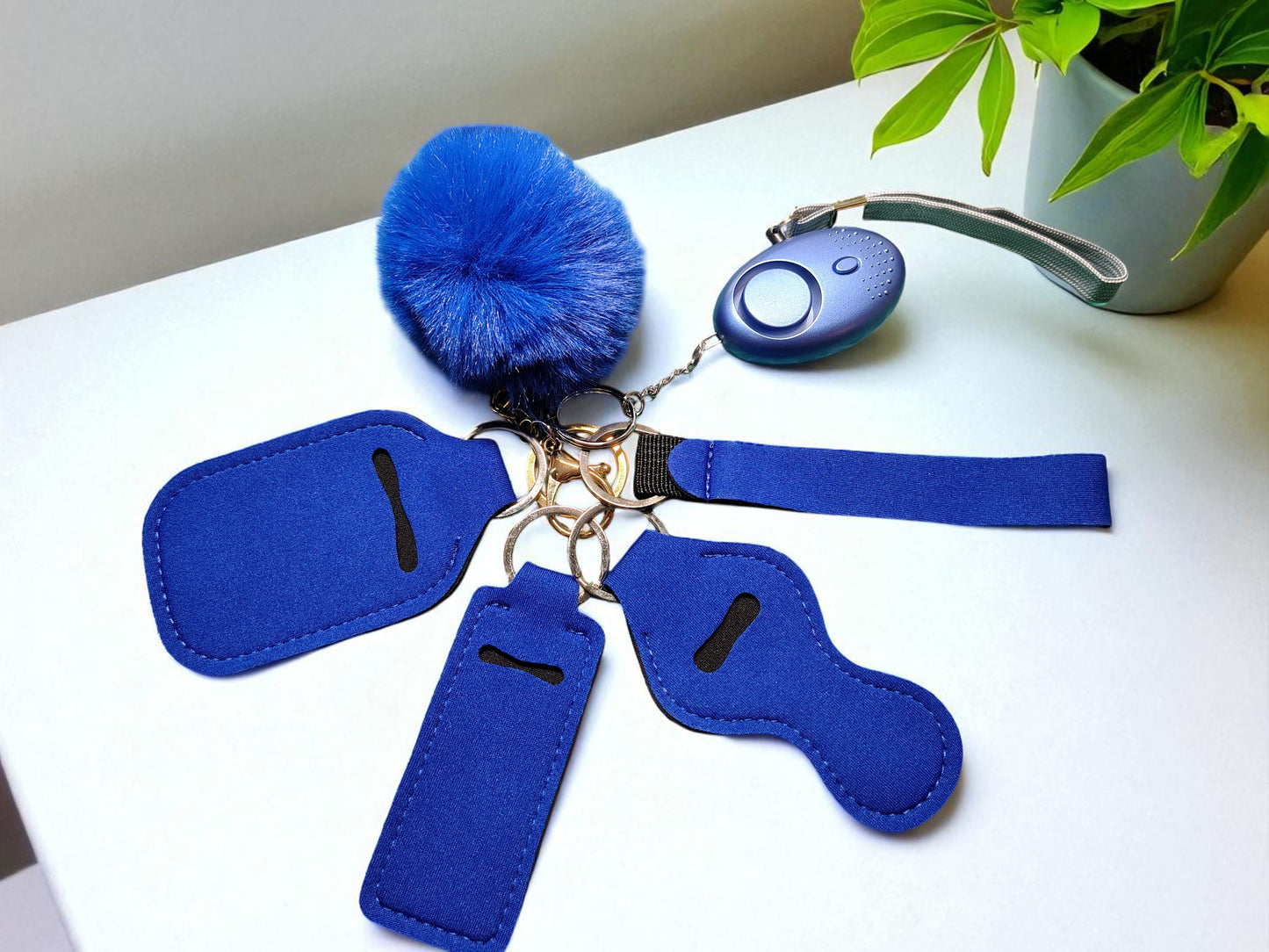 6 Piece Solid Keychain Set