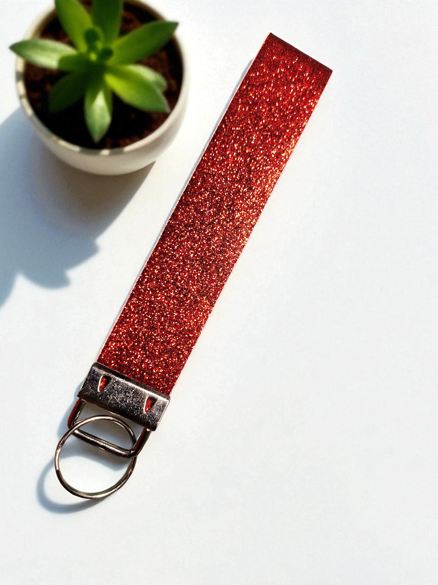 Glitter Wristlet Keychain & Pompom Wholesale