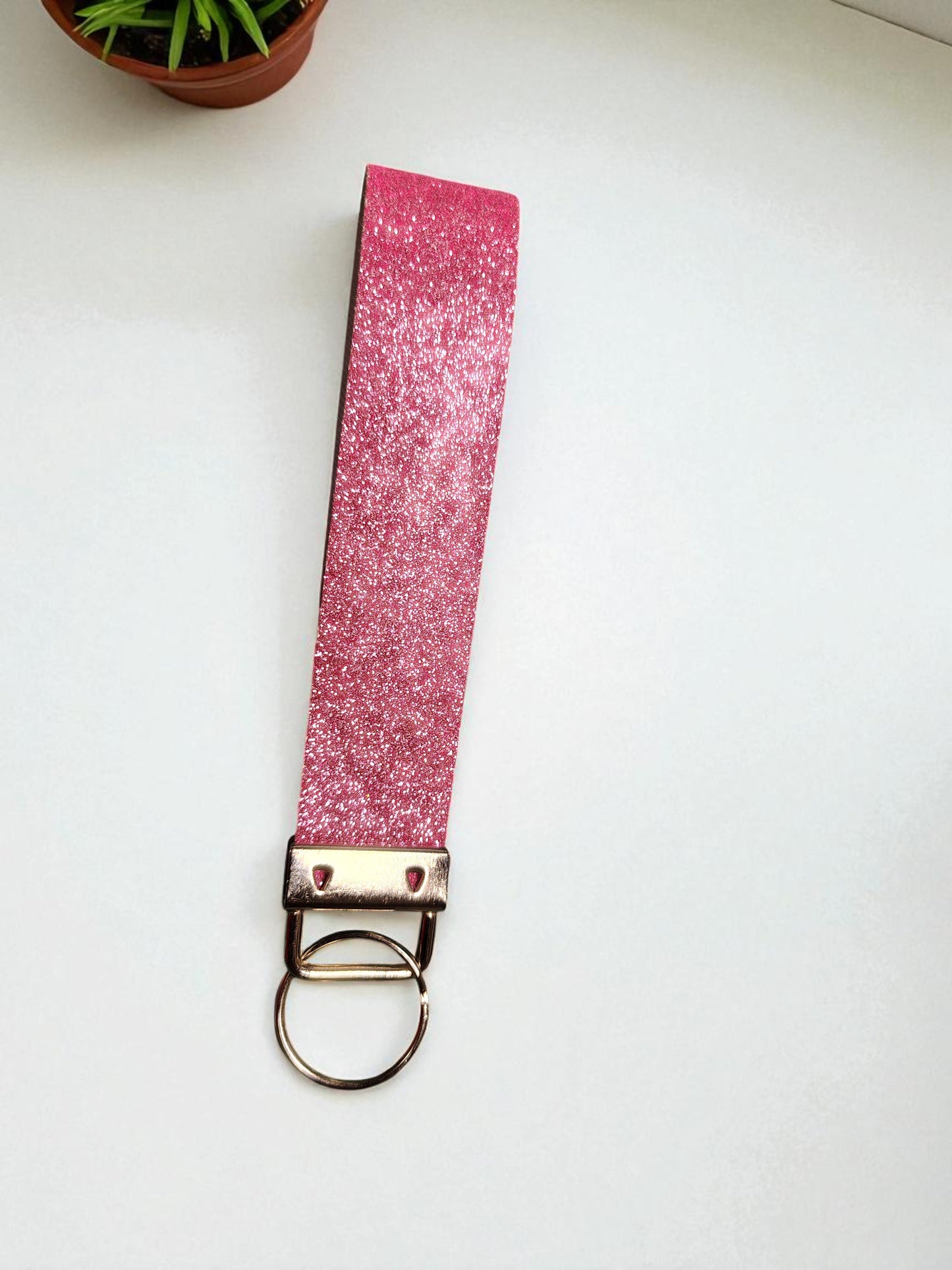 Glitter Wristlet Keychain & Pompom Wholesale