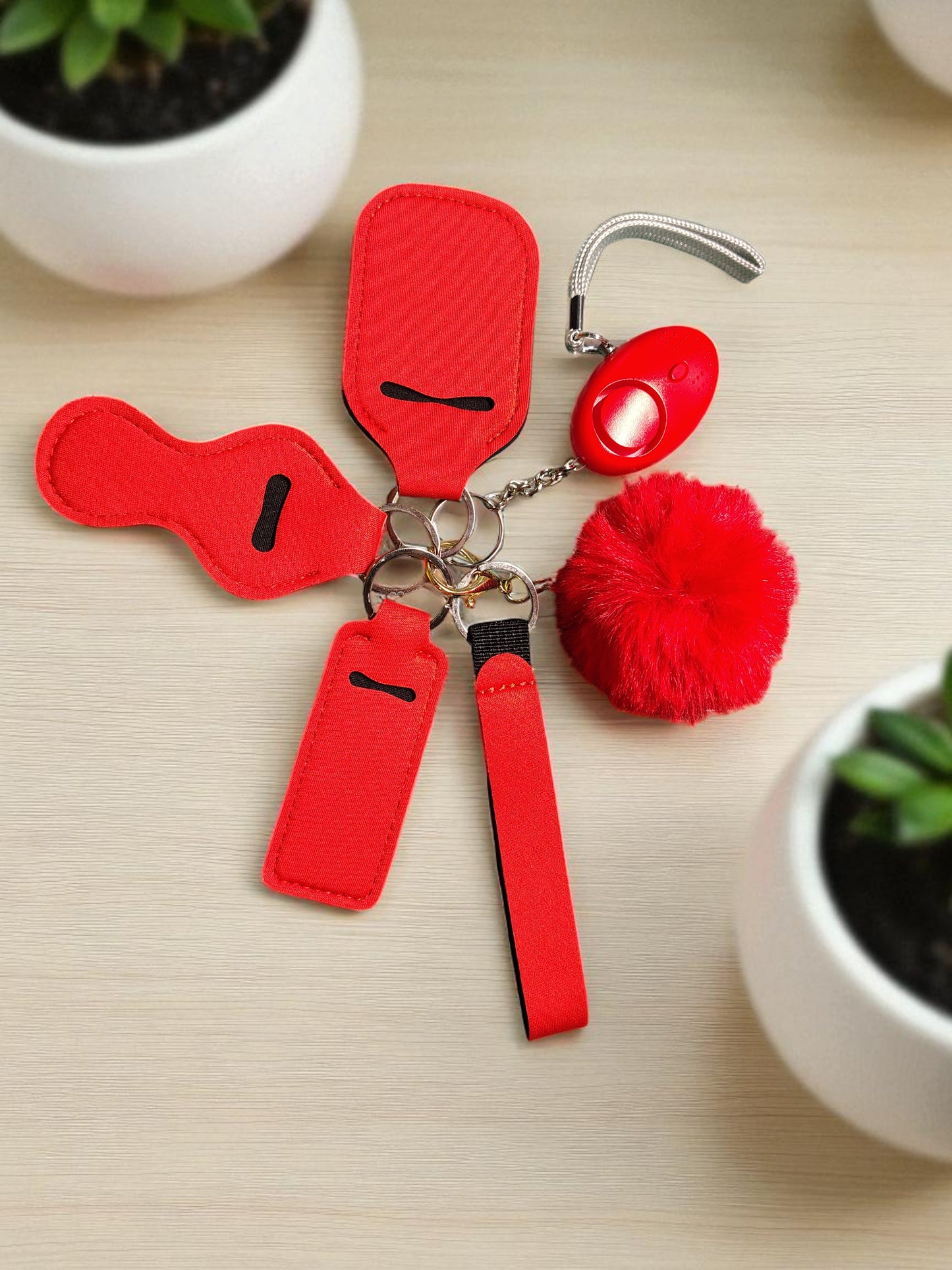 SAFETY KEYCHAIN KIT - 6 Piece Set