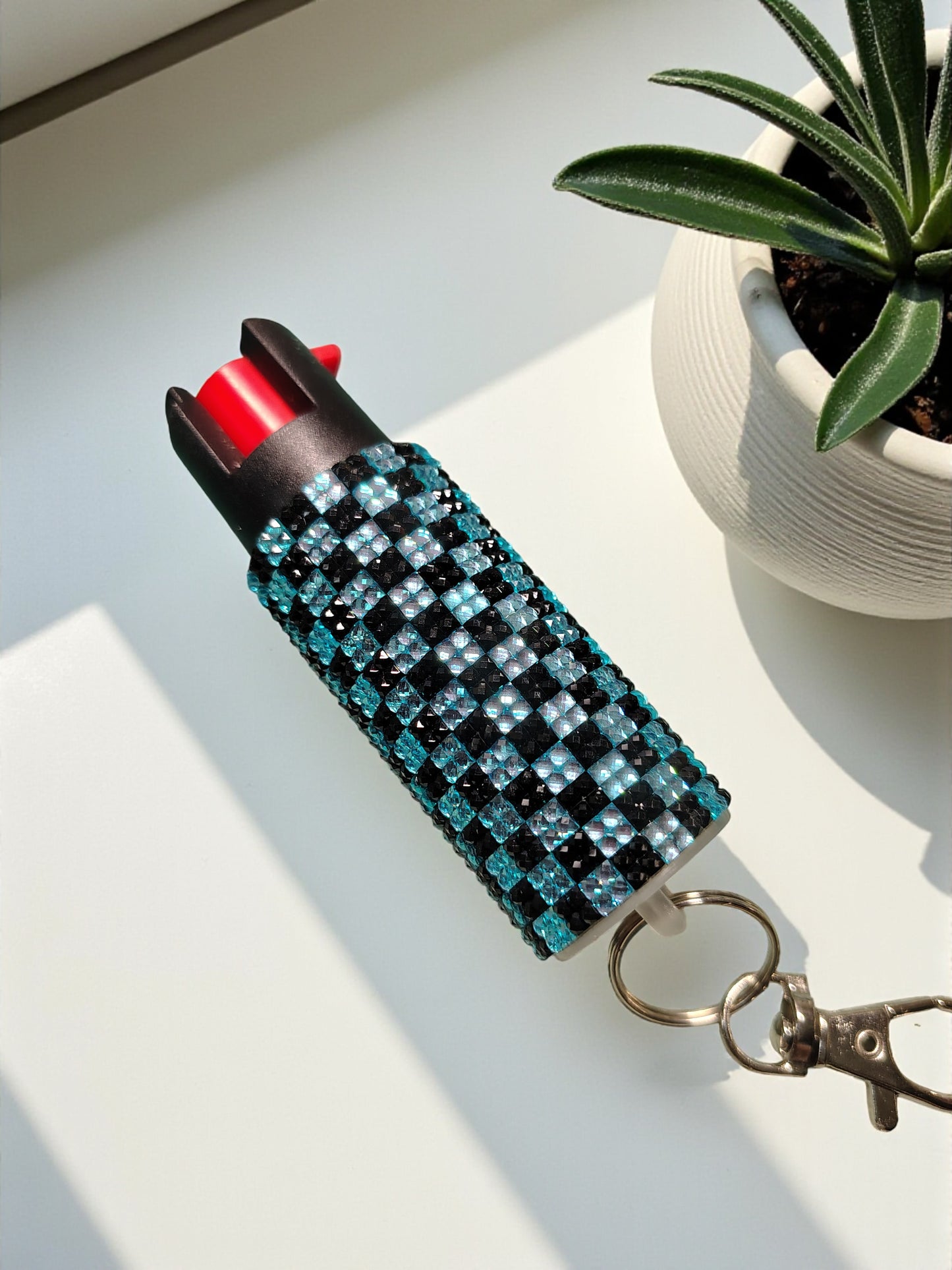 "NEW" PEPPER SPRAY - PLAID GLASS COLLECTION