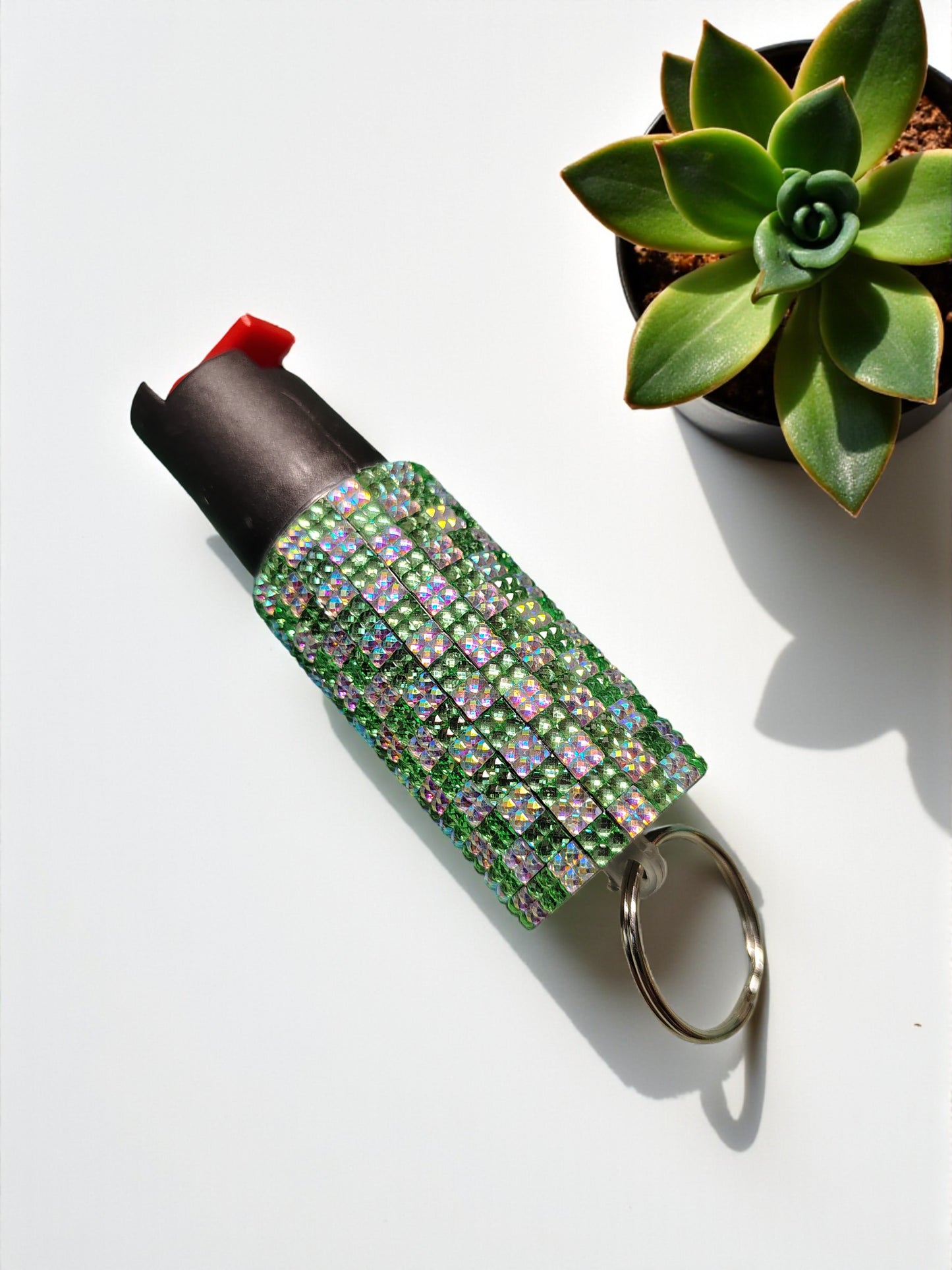 "NEW" PEPPER SPRAY - PLAID GLASS COLLECTION