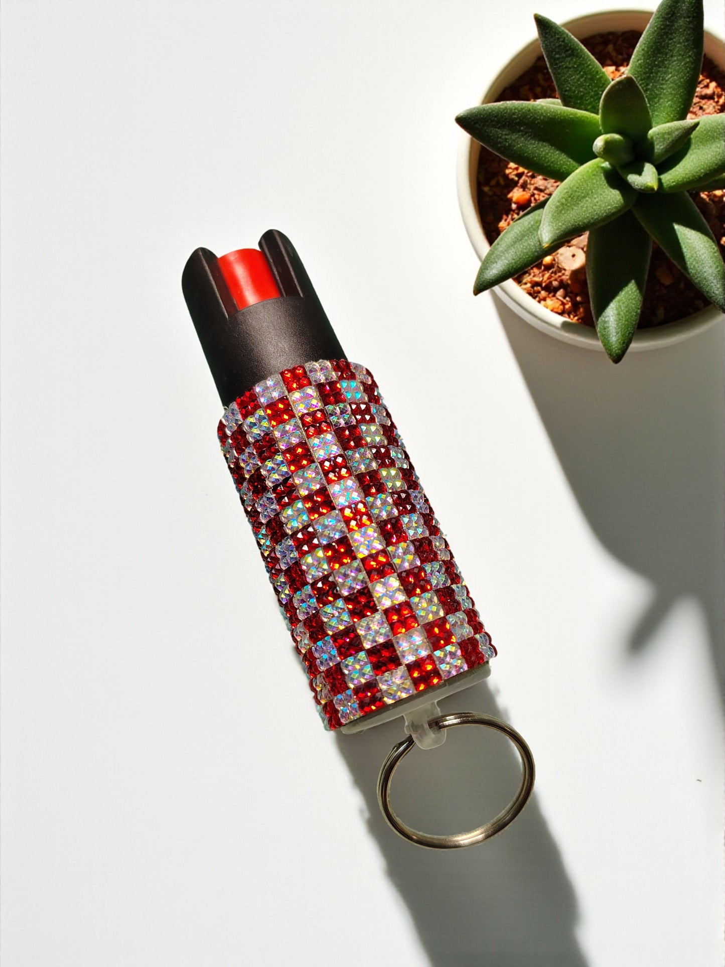 "NEW" PEPPER SPRAY - PLAID GLASS COLLECTION