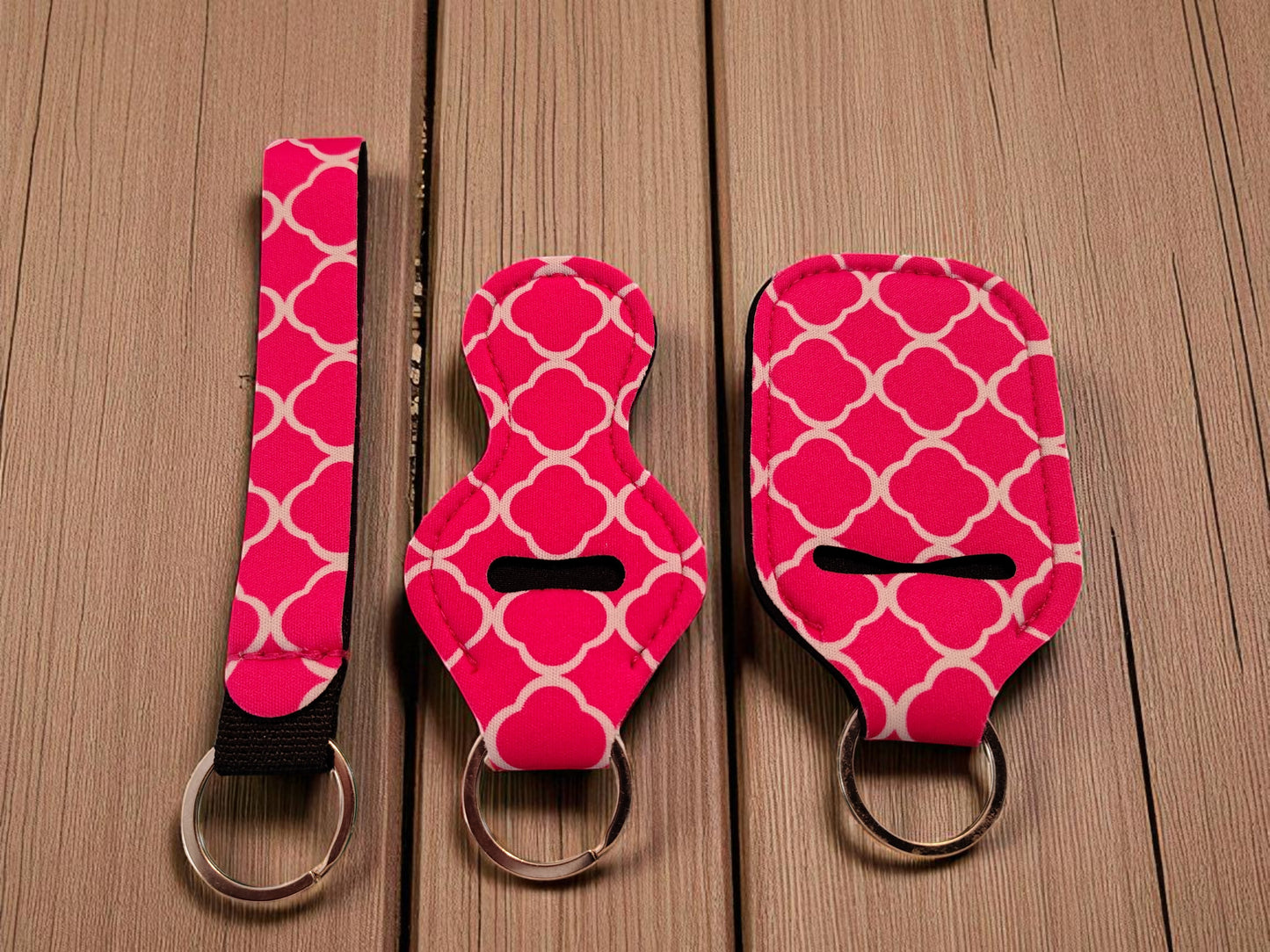 3 Piece Keychain Set - Assorted Designs Wholesale